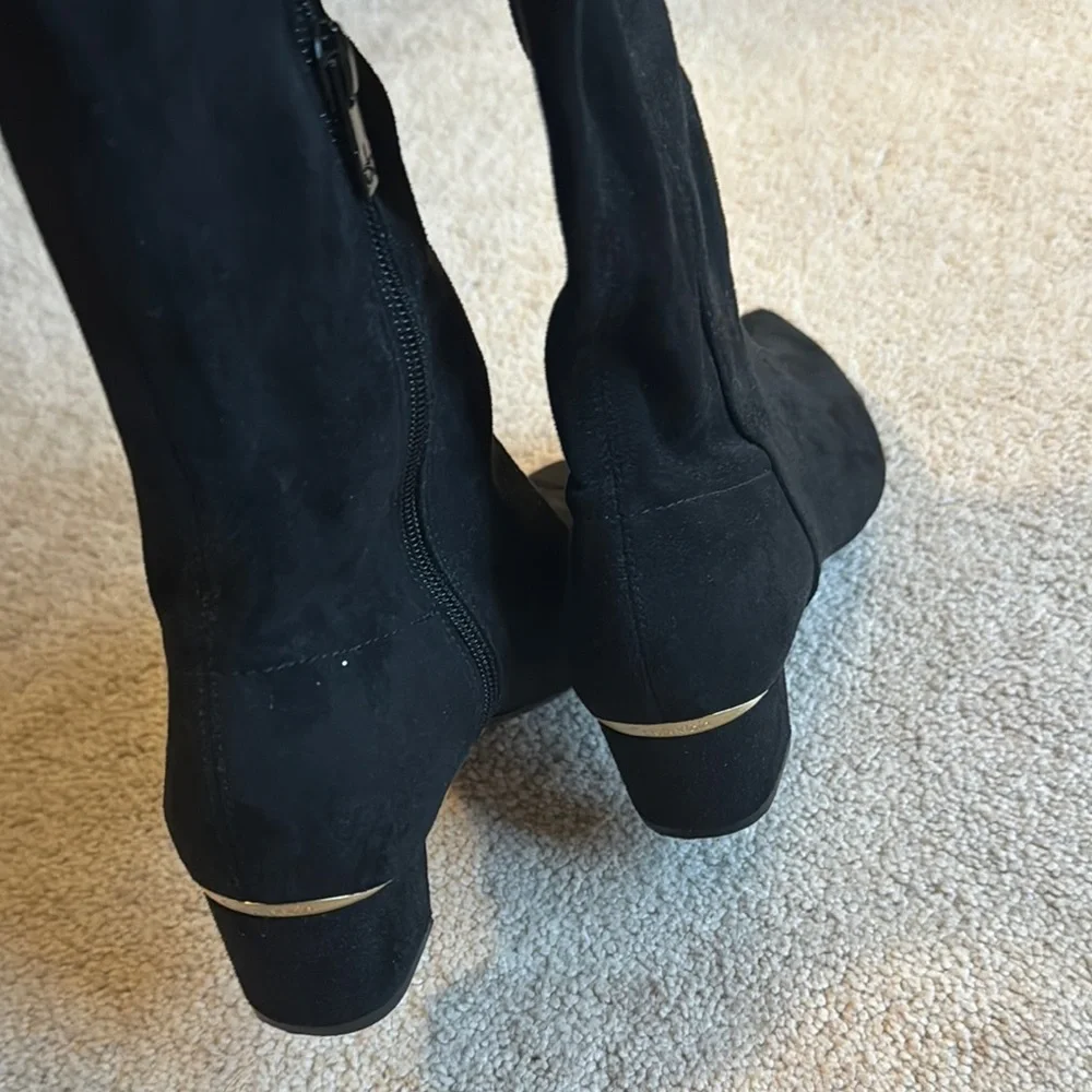 Calvin Klein Elegant Black Knee-High Women's Boots